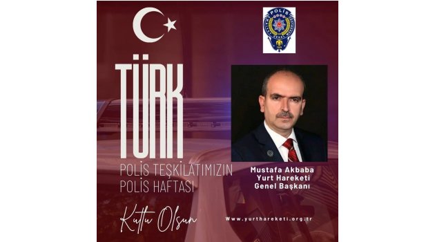 Polis teşkilatımızın kuruluşunun 179. Yılı kutlu olsun